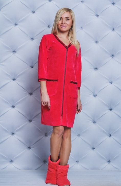 

Fashions • Женский халат Erin Fashions 44 коралл (01806-ве)