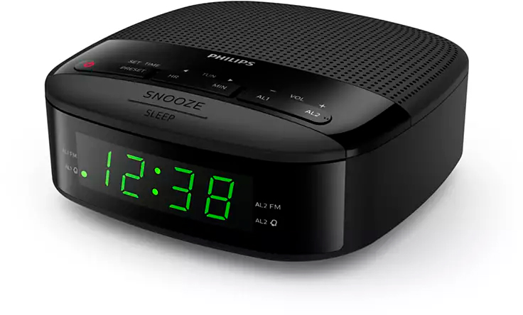 Настольные радиочасы с будильником Philips TAR3205 Black (TAR3205/12 ...