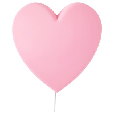 

Детский светильник IKEA (ИКЕА) LED бра сердце Розовое 404.403.42
