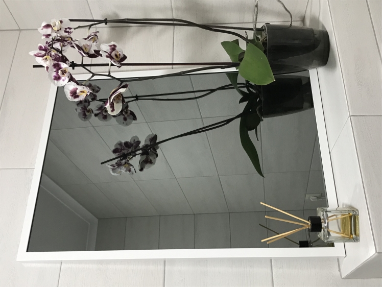 

Зеркало в алюминиевой раме StolicaMebel album graphite 120х60 см Белый