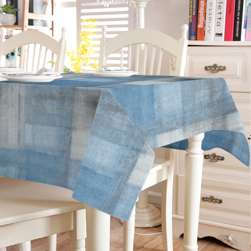 

Скатерть с акриловым покрытием Time Textile 140x240 см Серо-синий 000140033