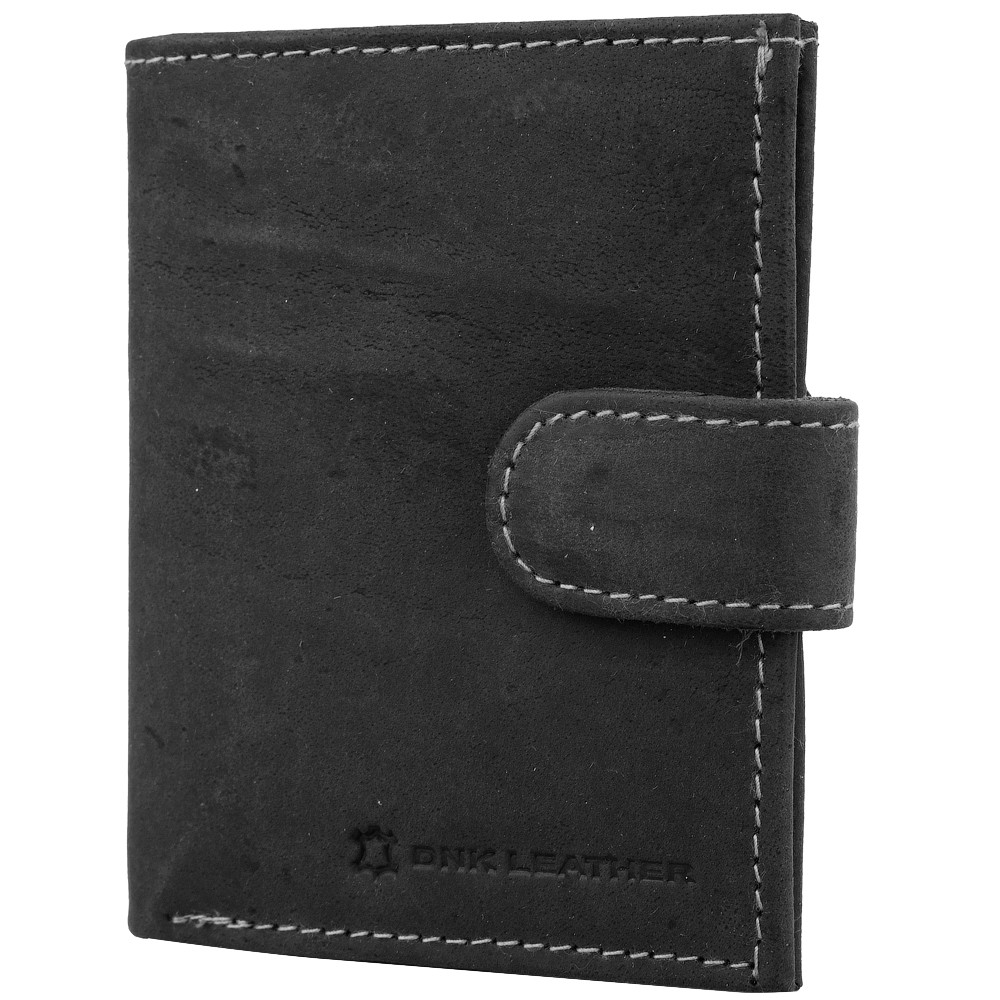 

Мужская кожаная визитница (DNKTW-04-MH-black) DNK Leather 8х9,5х1,5 см Черный 000140916