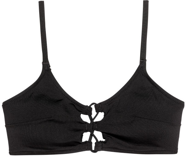 

Верхняя часть купальника H&M hml09300047 42 C80 Черная