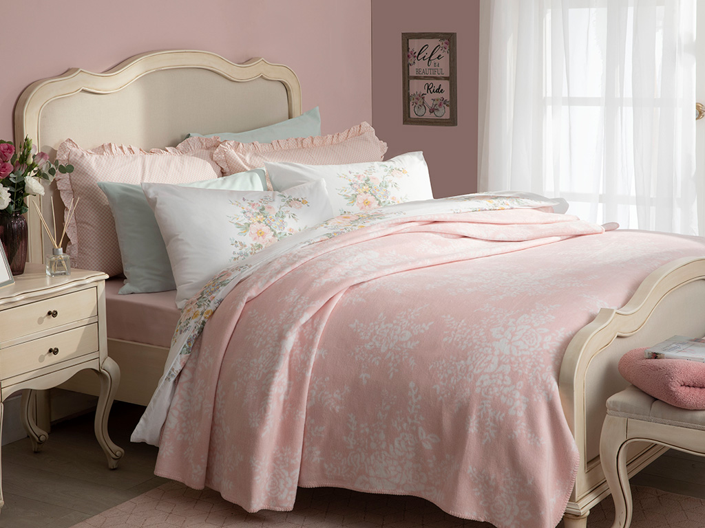 

Плед English Home Rosita 200х220 см Розовый