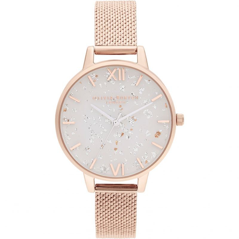 

Женские часы Olivia Burton Celestial Rose Gold Bouclé Mesh Watch OB16GD35