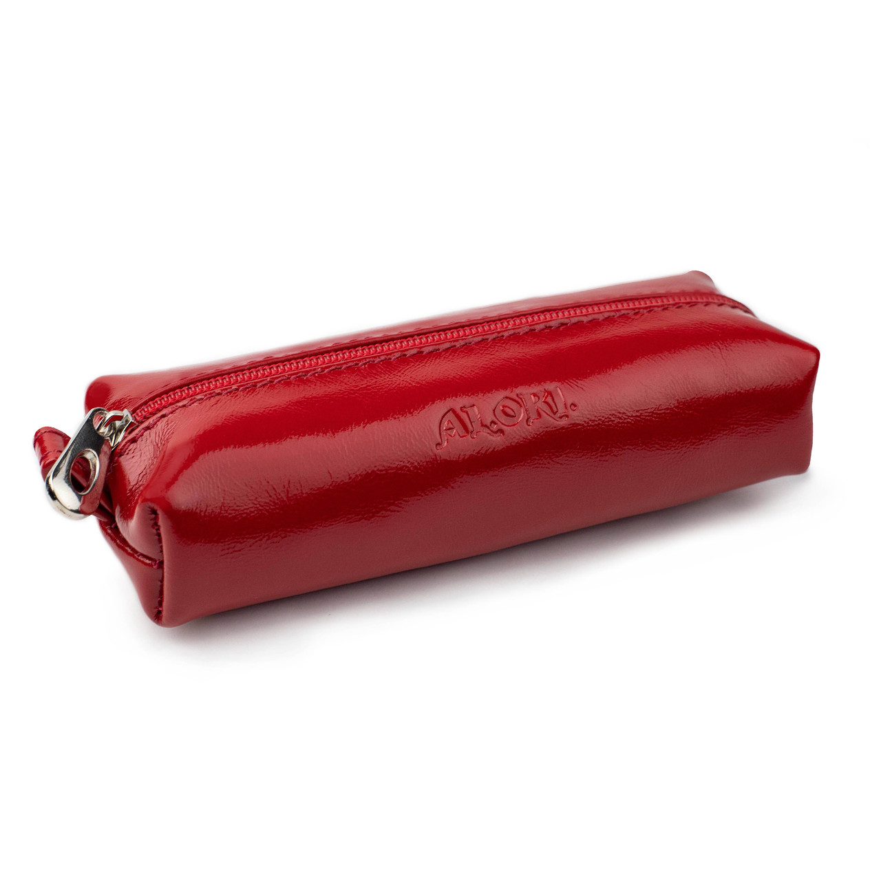 

Ключница ALORI из натуральной гладкой лаковой кожи Красная (KL-02-2 Red)