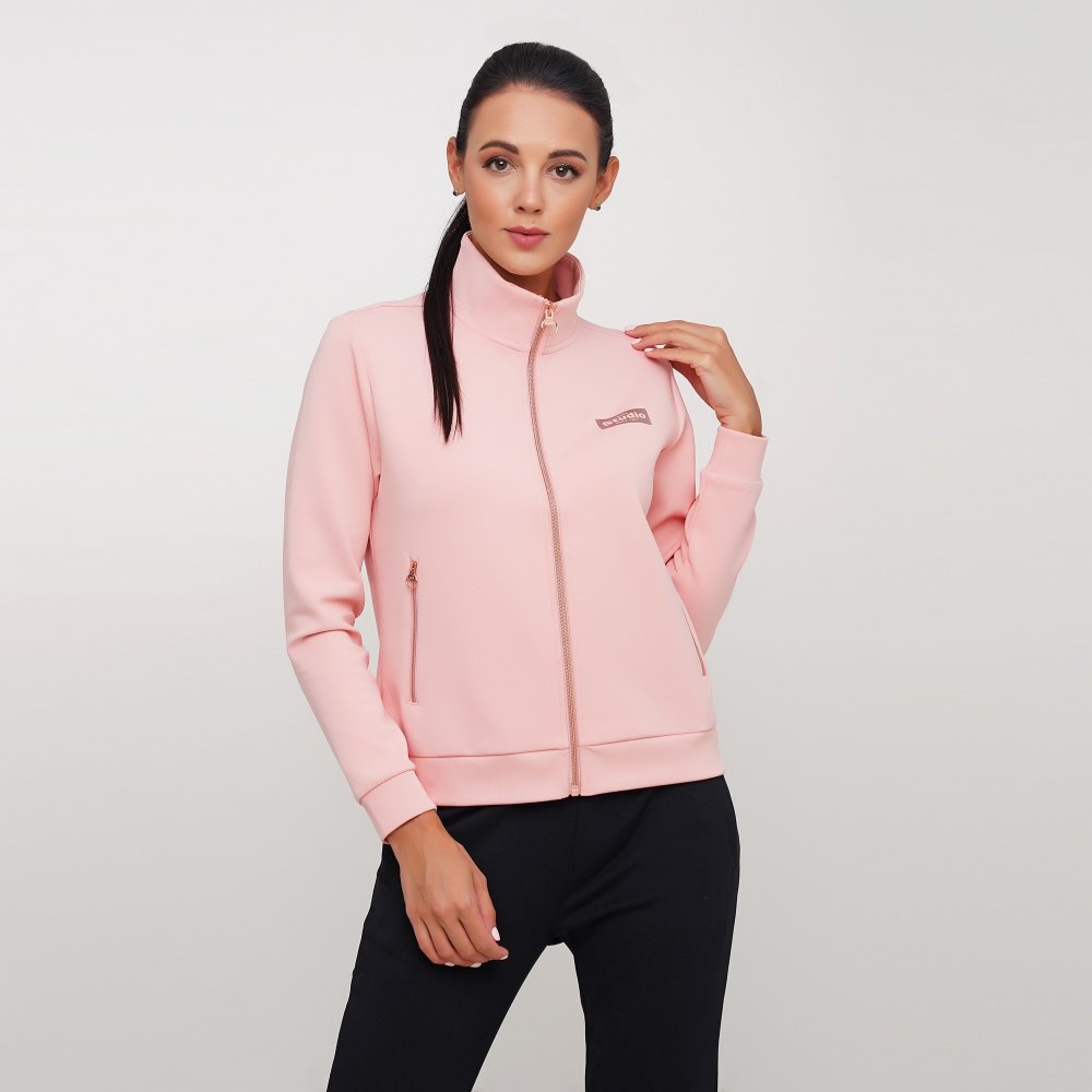 

Женская толстовка Anta Knit Track Top Персиковый 44 (ant862037717-1)