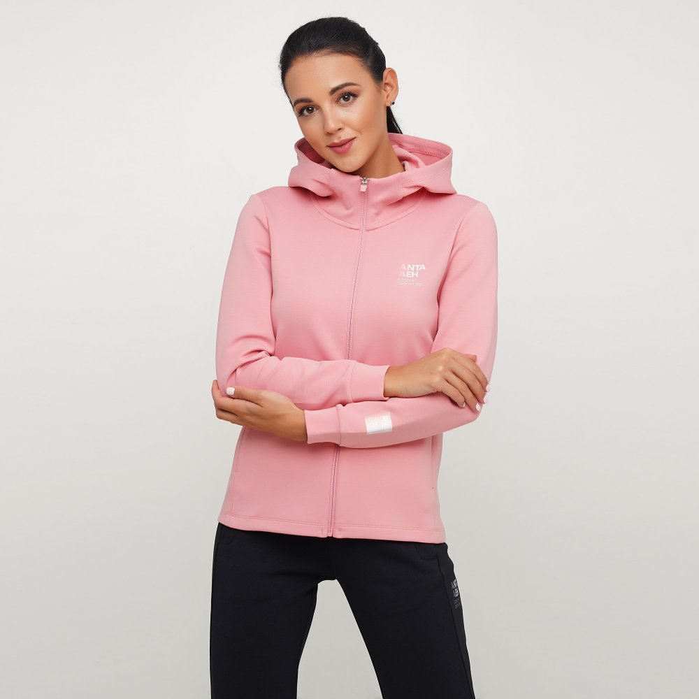 

Женская толстовка Anta Knit Hoodie Track Top Розовый 44 (ant862037708-1)