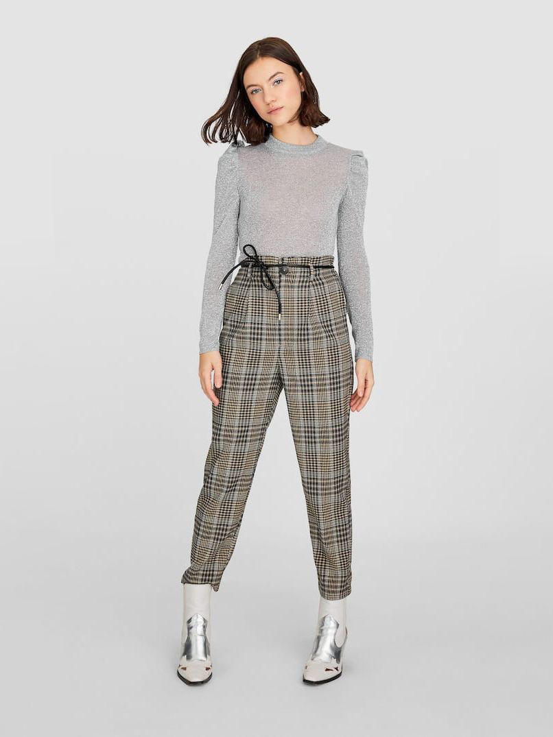 

Брюки Stradivarius 4568/581/453 S Коричневые