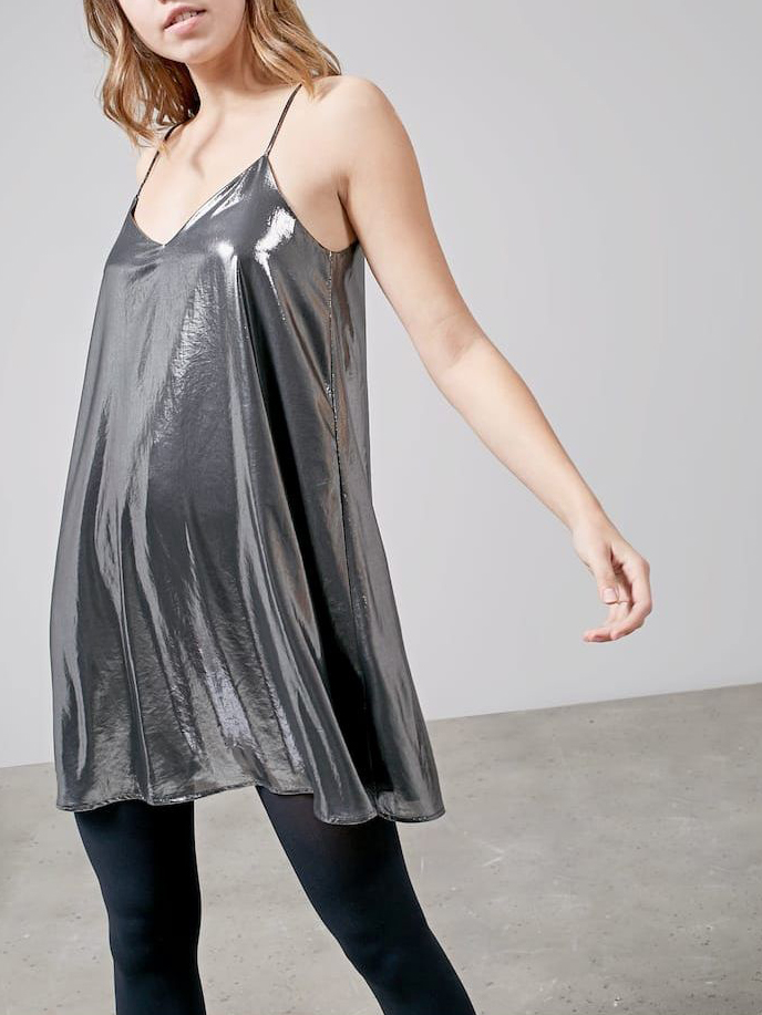 

Сарафан Stradivarius 6329/515/250 M Металлик