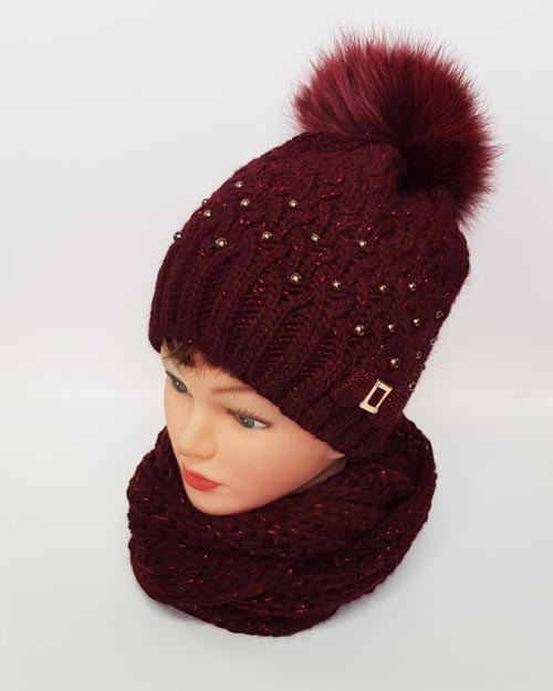 

Шапка Naisa Китти 56-60 Бордо