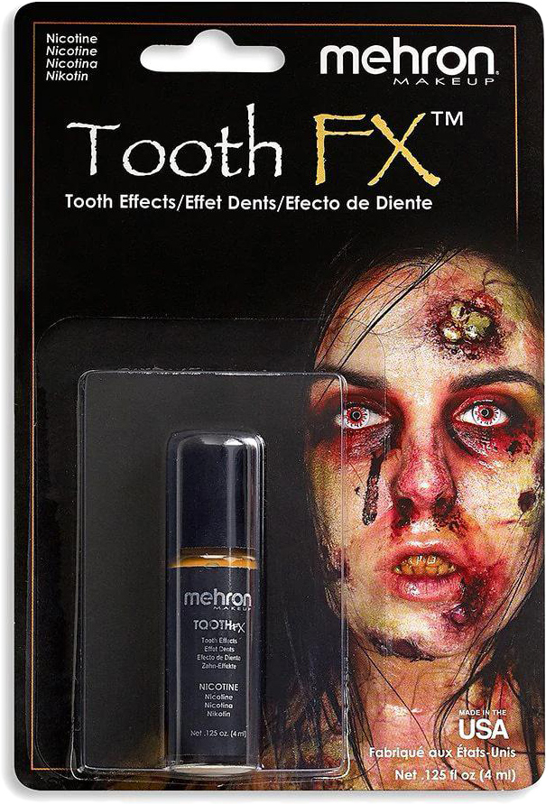

Краска для зубов Mehron Tooth FX with Brush for Special Effects - Nicotine 4 мл (TFX-N)
