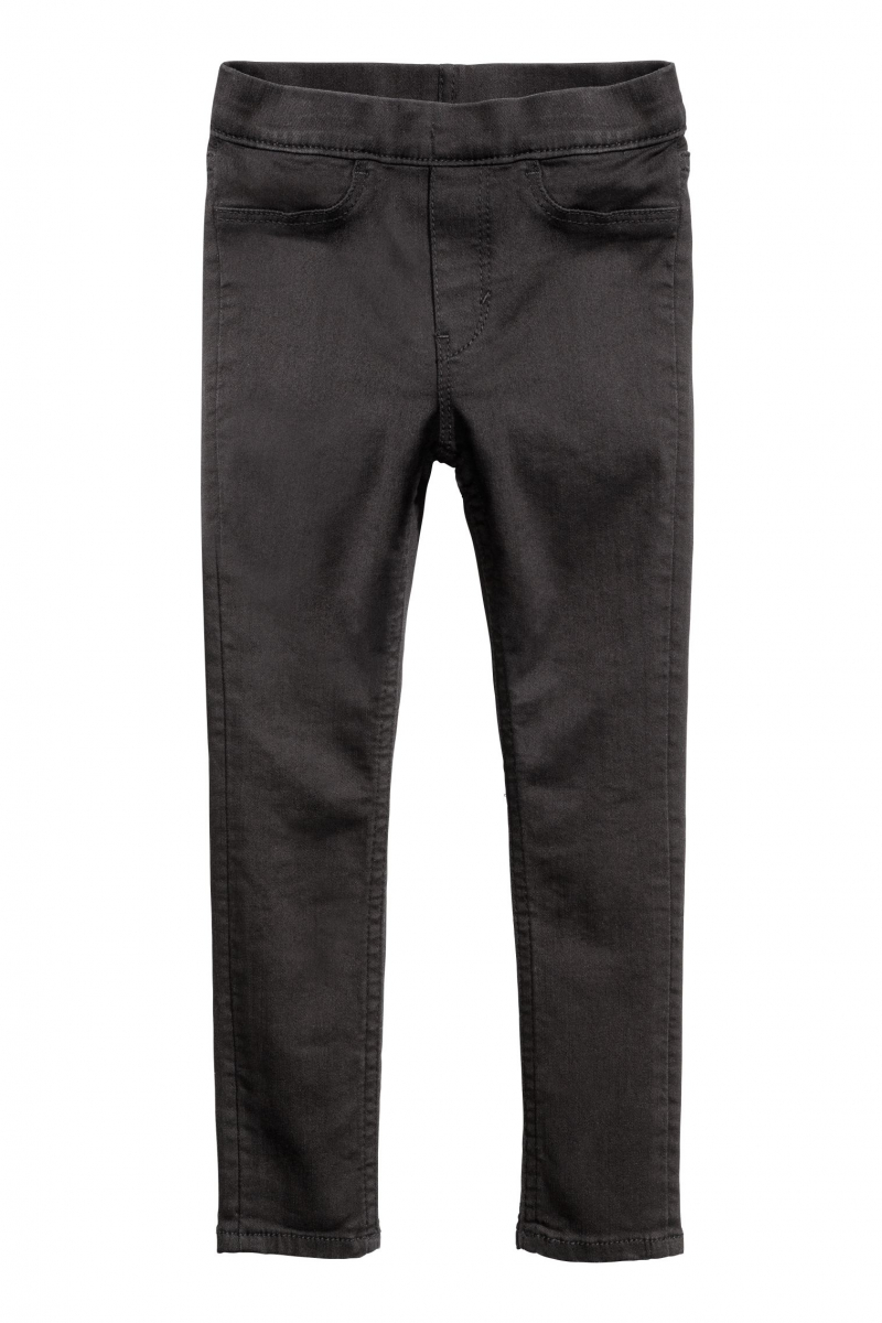 

Джеггинсы для девочки H&M 0424882001 98 СМ Черный 62310