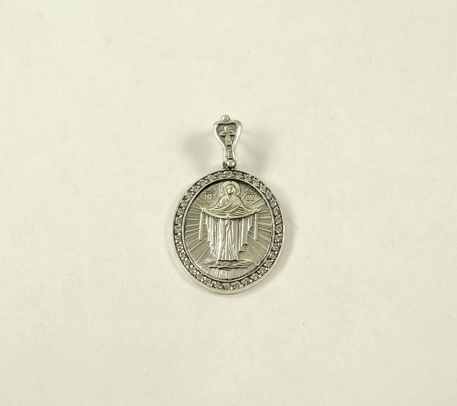 

Ладанка Покрова Богородицы Maxi Silver 8931