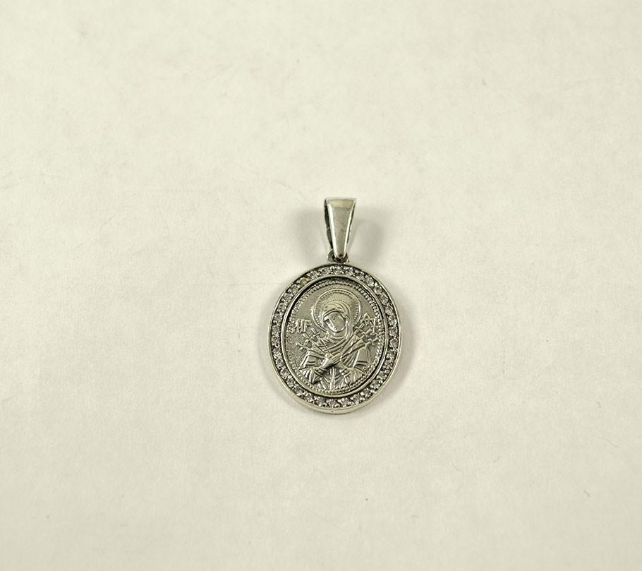 

Ладанка Божья Матерь Семистрельная Maxi Silver 8929