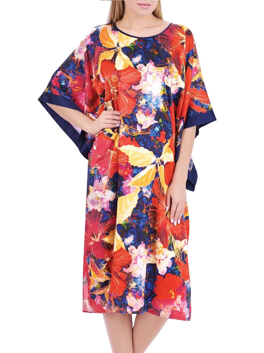 

Туника свободного кроя с цельнокроеным рукавом Marc & Andre S8;01SS106 (3XL) Цветной, Туника свободного кроя с цельнокроеным рукавом Marc & Andre S8;01SS106 52(3XL) Цветной
