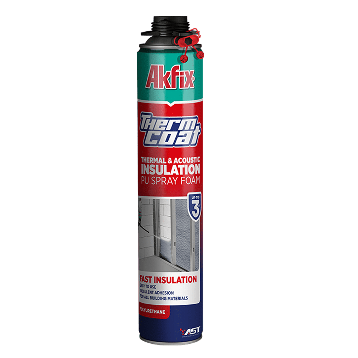 

Напыляемый утеплитель Akfix ThermCoat 850мл