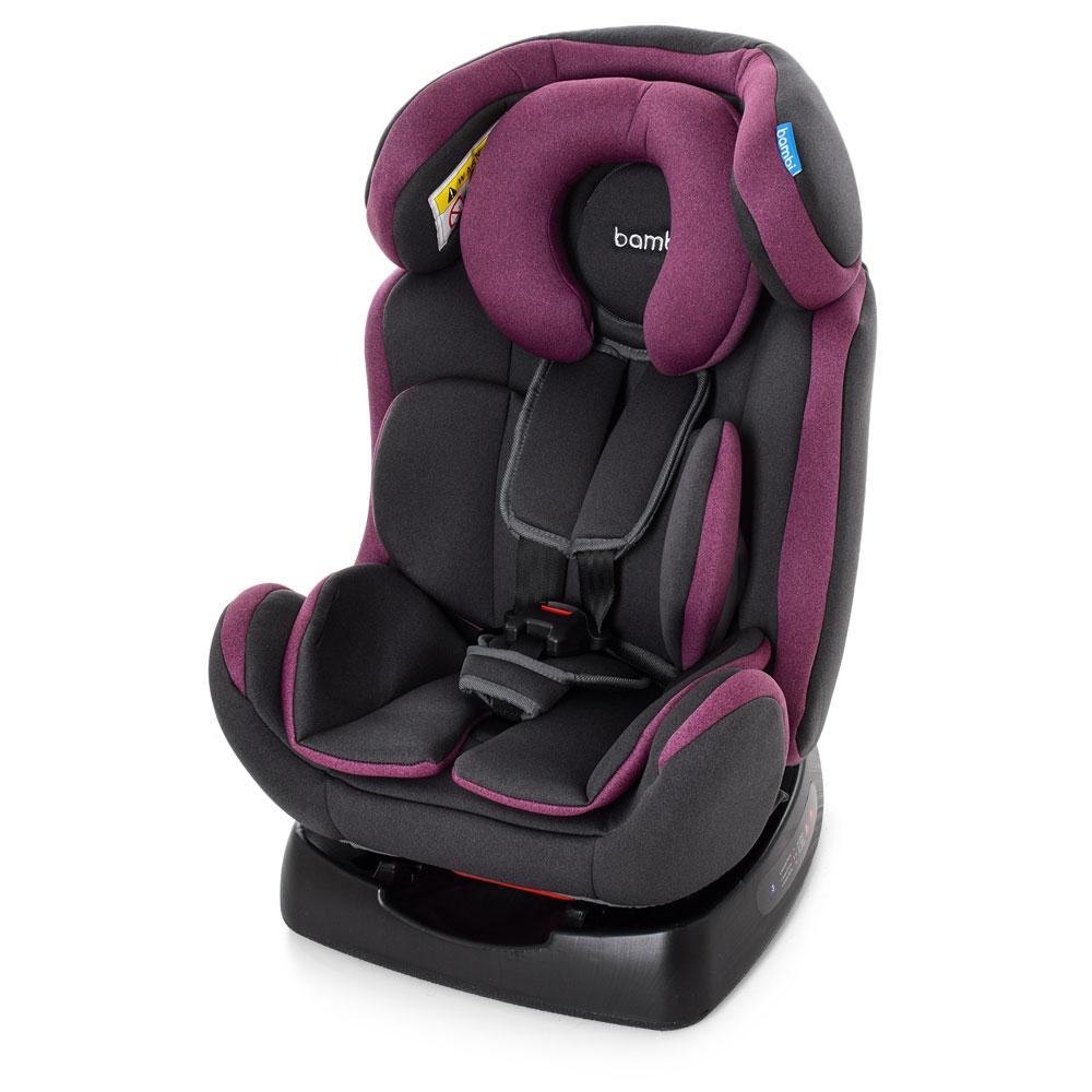 

Автокресло детское BAMBI M 3678 Pink Gray с регулируемой спинкой