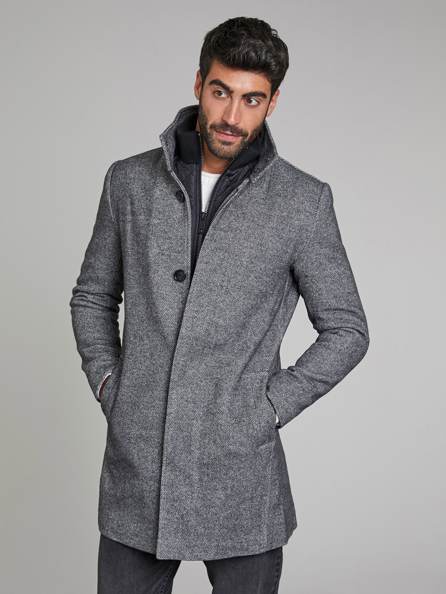 

Пальто Piazza Italia 37501-172 52 Grey