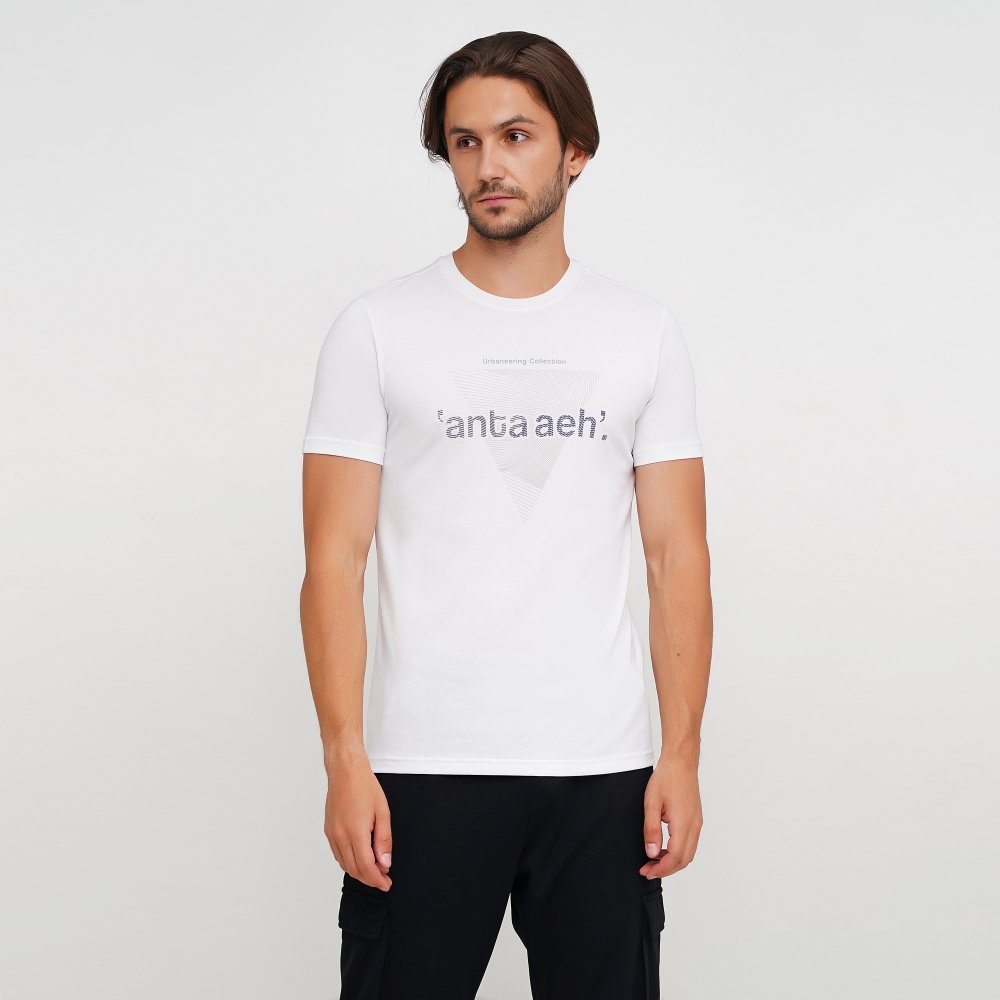 

Мужская футболка Anta Ss Tee Белый 44 (ant852037110-1)
