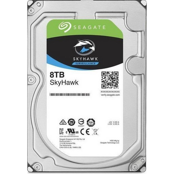 

HDD SATA 8.0TB Seagate SkyHawk Surveillance 256MB (ST8000VX004)