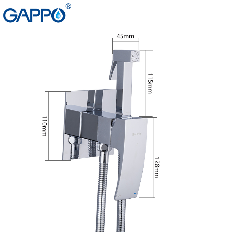 

Смеситель для гигиенического душа Gappo Jacob G7207-1