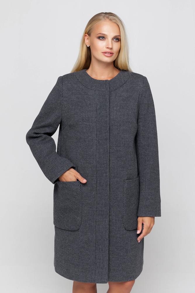 

Пальто Emass Лиди 56 темно-серое