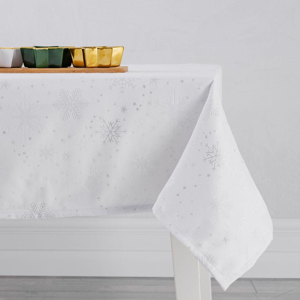 

Скатерть на стол Home&You Frosti star Белая 150 x 300 см