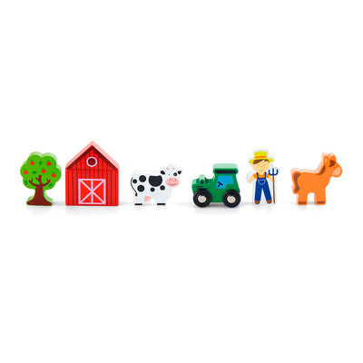 

Дополнительный набор к железной дороге Viga Toys Ферма (50812) (10-553417)