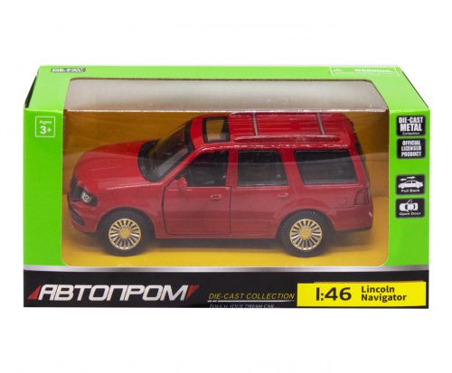 

Машинка "Lincoln Navigator" из серии "Автопром", красный 4309 (15-149461)