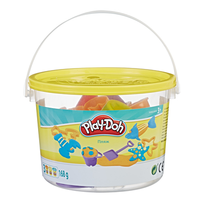

Набор для лепки Play-Doh Мини ведерко Пляж (23414/23242) (10-481423)
