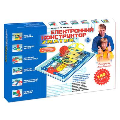 

Набор для опытов Znatok Электронный конструктор 180 схем (REW-K003) (10-33916)