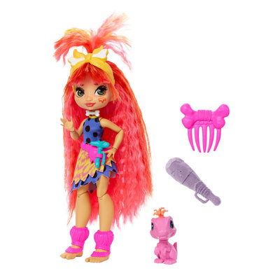 

Кукла Эмберли и питомец Флер Пещерный клуб Cave Club Emberly Doll with Flaire Dinosaur Pet Mattel (GNL83) (887961873184)