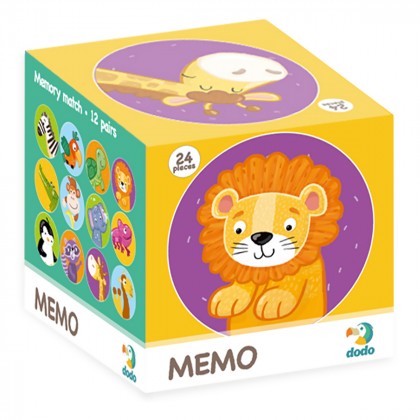 

Настольная игра DoDo Мемо Дикие животные (17-6281878)