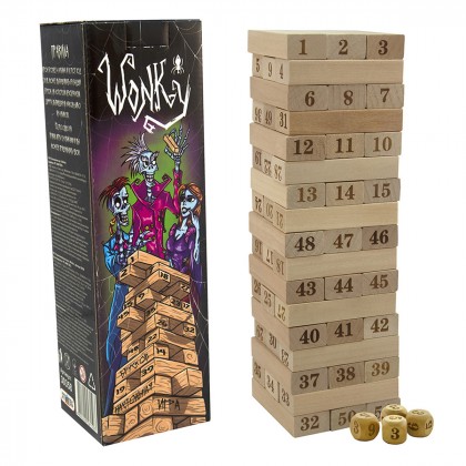 

Игра Strateg Башня Wonky (рус) (17-6281221)