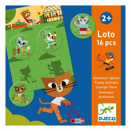 

Настольная игра Djeco детское лото Забавные животные (17-6282114)