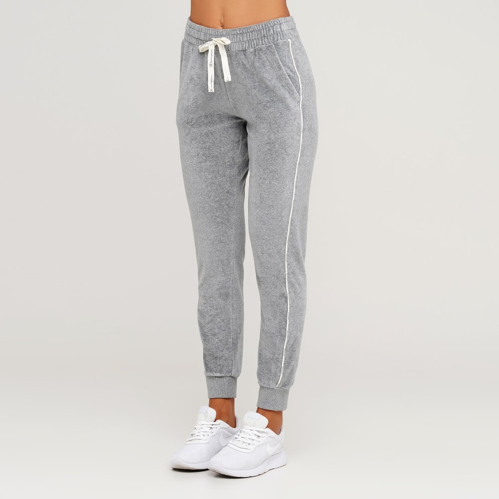 

Женские спортивные штаны Champion Rib Cuff Pants Серый 46 (cha113260-OXGM)
