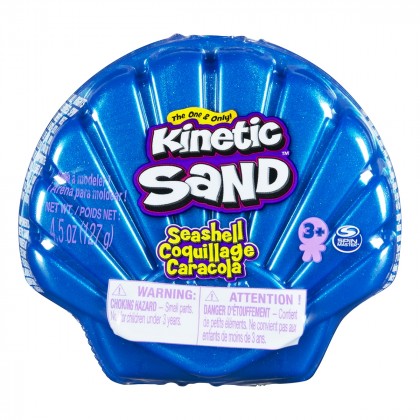 

Кинетический песок Kinetic Sand Ракушка Голубая (17-6281547)