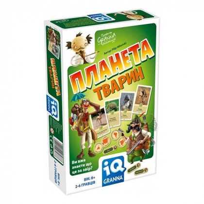 

Настольная игра Granna IQ Планета животных (17-6080614)