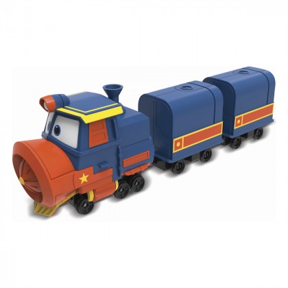 

Игровой набор Robot Trains Паровозик с двумя вагонами Виктор (17-6086445)
