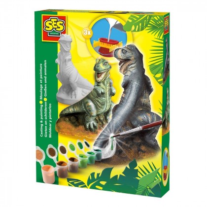 

Набор для творчества из гипса Ses T-Rex (17-6421269)