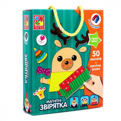 

Магнитная игра Vladi Toys Зверушки (рус) (17-6280655)