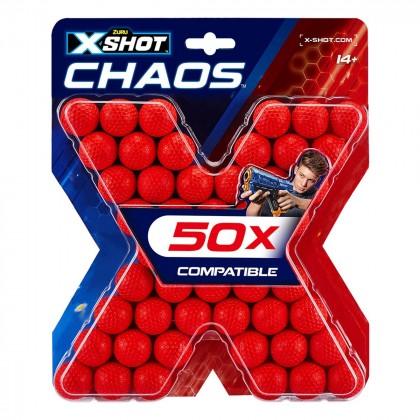 

Набор шариков Zuru X-Shot Chaos 50 шт (17-6086214)