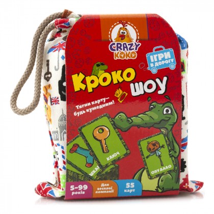 

Игра в мешочке Vladi Toys Крокодил (укр) (17-6282781)