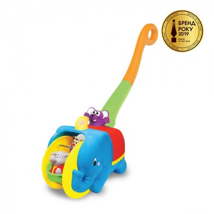 

Игрушка-каталка Kiddieland Слон-циркач (рус.) (17-6530678)