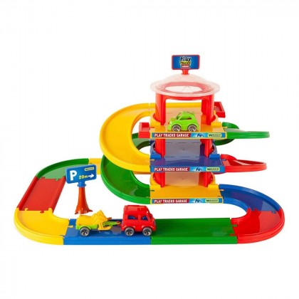 

Игровой набор Wader Play Tracks Гараж 3 уровня (17-6089169)