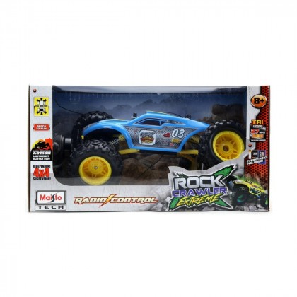 

Автомодель на р/у Maisto Rock Crawler Extreme, синяя (17-6325597)