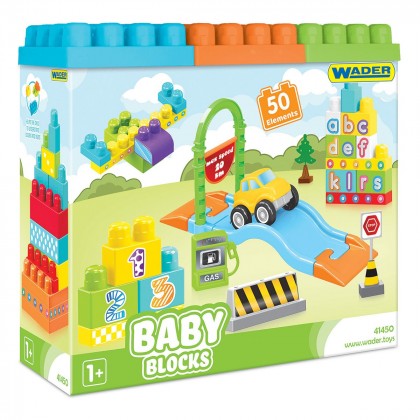 

Конструктор Wader Baby Blocks 50 эл (17-6085796)