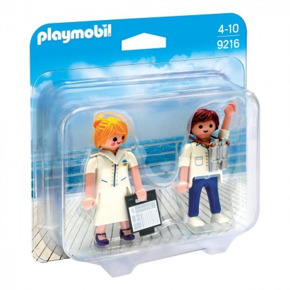 

Фигурки Playmobil Капитан круизного корабля и помощница (17-6081056)