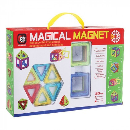 

Магнитный конструктор Shantou Magical Magnet 20 эл. (17-6276291)
